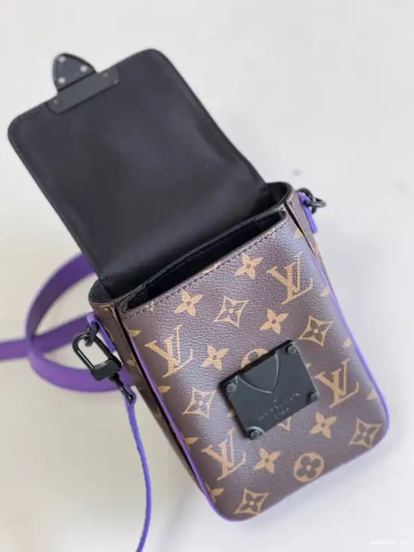WIS WALLET LOUIS WEARABLE VERTICAL VUITTON S-LOCK 0514